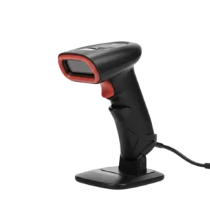 2D Handheld Wired Barcode Scanner (EWMA DS200) with Stand